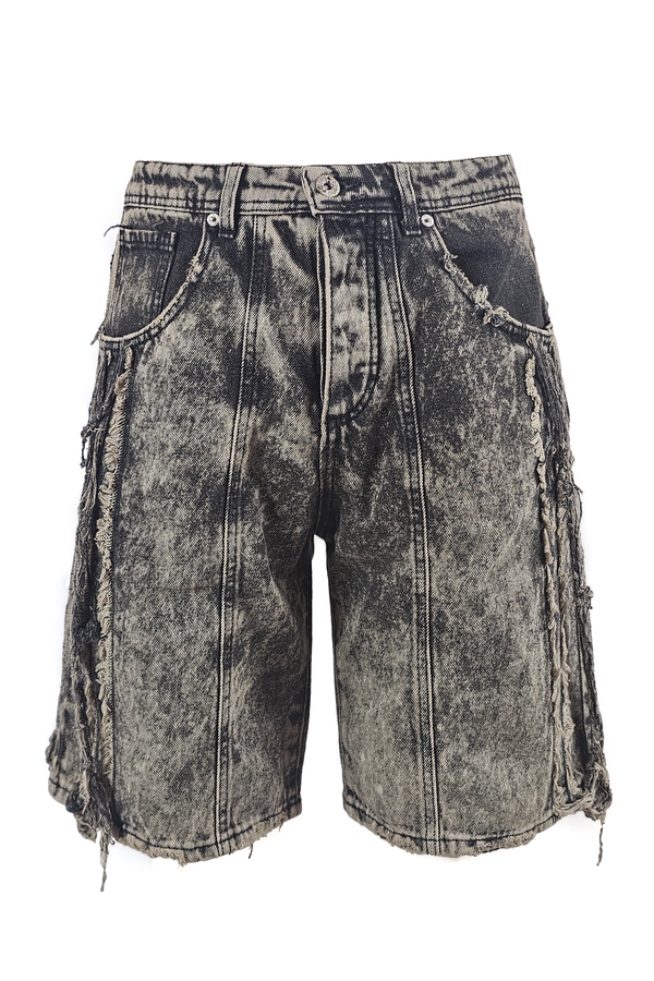 BERMUDA JEANS BLACK SAVAGE