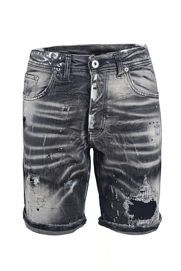 BERMUDA JEANS BLACK ICON