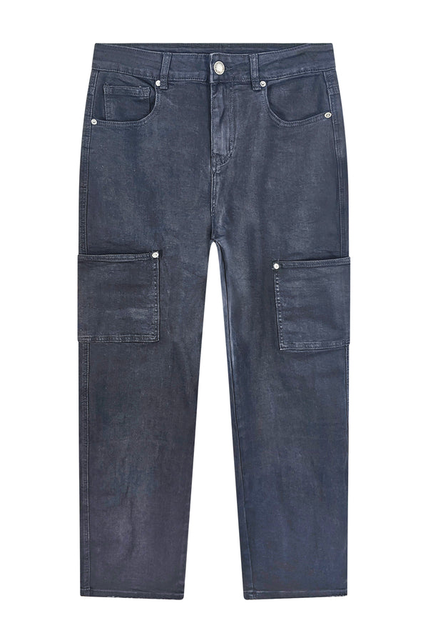 Jeans Cargo Nero — Tasconi Laterali