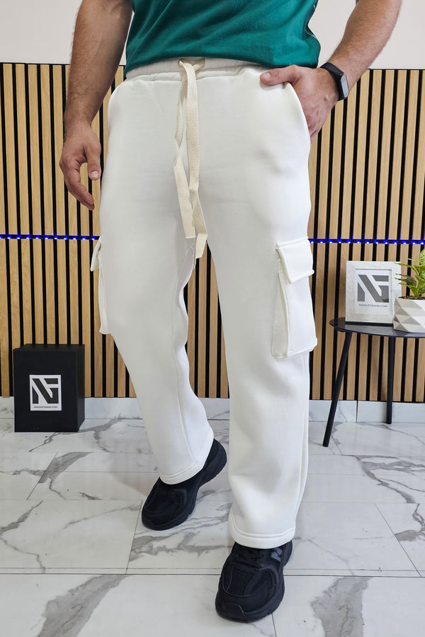 Pantalone Cargo Baggy - Felpato