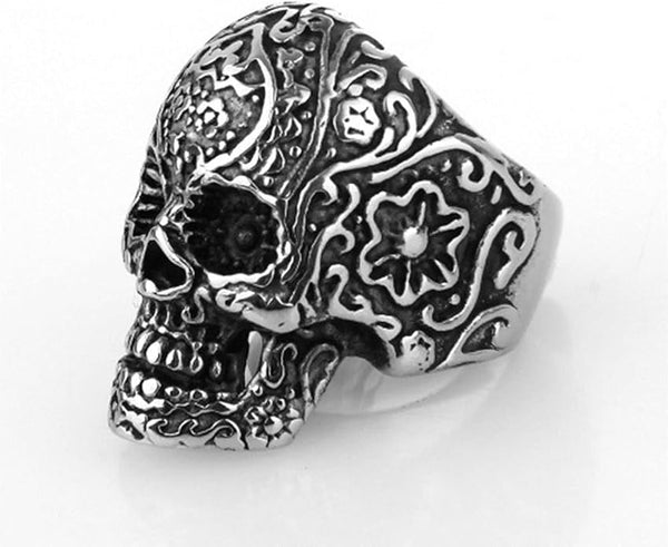 Anello Teschio in Filigrana