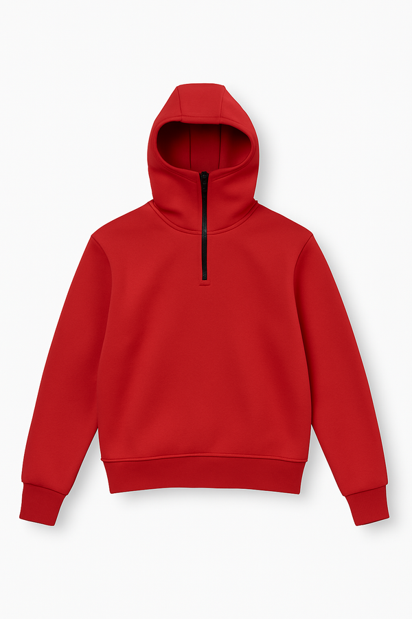 Felpa Mezza Zip