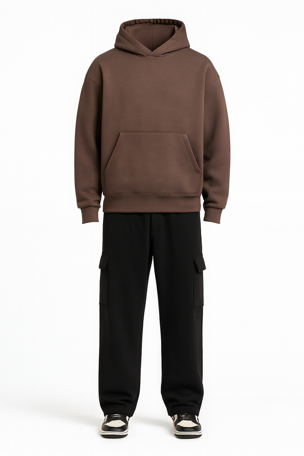 Coordinato Tuta Cargo Baggy Felpata