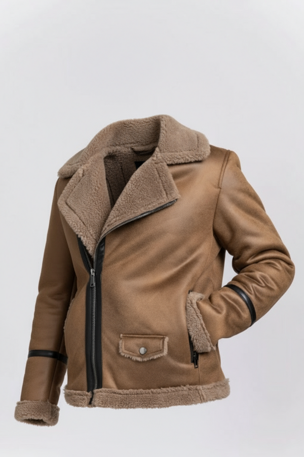 Giubbotto Aviator Camel