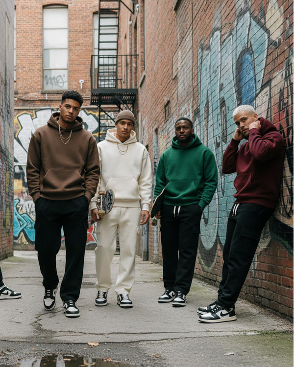 Coordinato Tuta Cargo Baggy Felpata