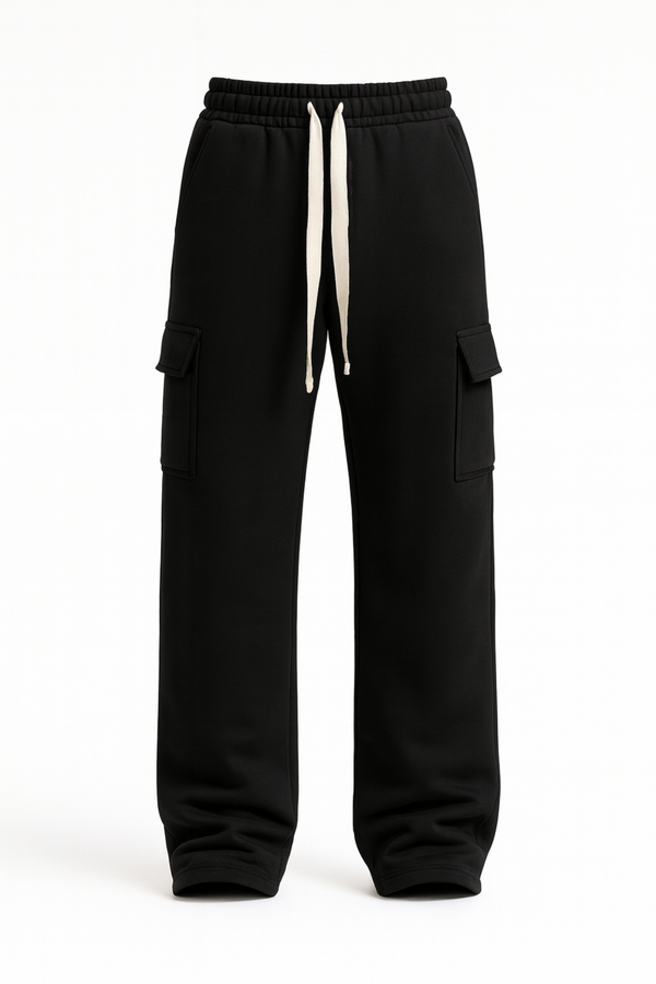 Pantalone Cargo Baggy - Felpato