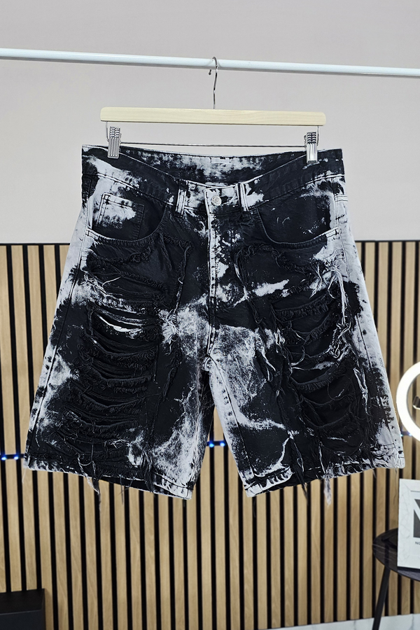 BERMUDA JEANS BLACK WILD