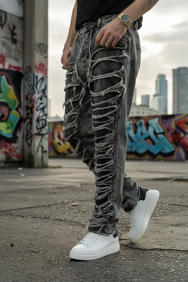 Jeans Los Angeles Cut Nero