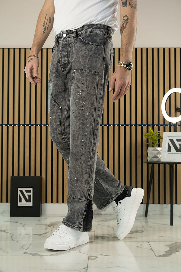 Detroit Baggy Flare Carpenter Jeans