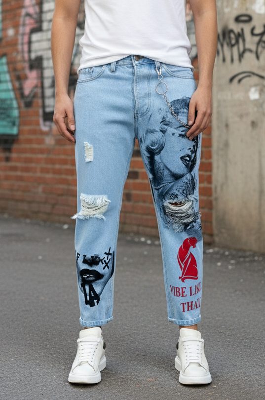 JEANS LA MARILYN CELESTE