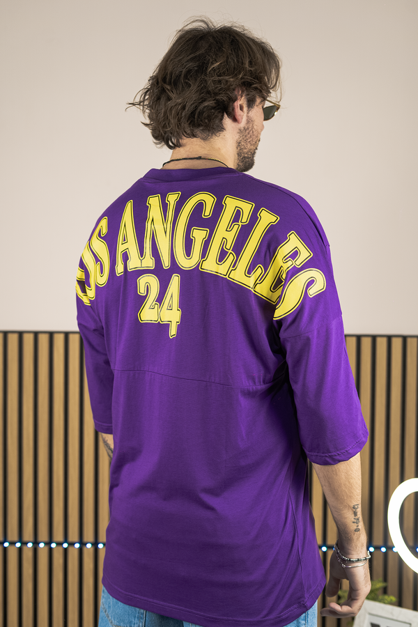 T-Shirt Los Angeles 24 Viola